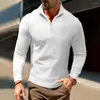 Felpa con cappuccio da uomo Felpa con cerniera Colletto alla coreana Camicia a maniche lunghe Pullover per l'autunno primavera