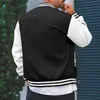 2023 New Loose American Trendy Brand Baseball Jersey Fi Bomber Jacket Men's Casual Plus Size Jacket U3pw #