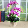 Vasen, moderne Keramikvase, Simulationsblume, Phalaenopsis-Set, für Zuhause, Wohnzimmer, Einrichtung, Dekoration, Büro, Desktop-Zubehör, Kunsthandwerk