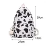 School Bags Cow Backpacks For Women Large Capacity Rucksack Female Anti Theft Bagpack Teen Girls Travel Bag Lady High Quality Mochila