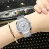 Women's Fashion Casual Analog Quartz Watches CRRJU Women Diamond Rhinestone crystal bracelet WristWatch Feminino Gift clock285R