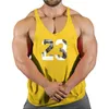 스트링거 체육관 탑 남자 남자 싱글 트 탑 Fitn Vests 체육관 셔츠 남자 소매 스웨트 셔츠 티셔츠 서식기 남자 의류 p4os#