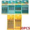 Zaagbladen 30 pièces lame de scie sauteuse lames de scie sauteuse Tshank métal bois lames assorties T144d/t118/t101br/t111c/t101b/t101ao lames de scie pour outils électriques