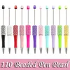 110pcs Diamond Bead Pen Peni all'ingrosso Creative Adesivo fatto a mano fai -da -te Set di penne per ballpoint Regalo pubblicitario