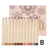 Färg ögonskugga blyertspenna är långvarig ögonskugga penna skärpning med penna vassare ögonskugga pinne liggande silkesmask penna 240313