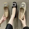 Casual Schoenen Voor Vrouwen 2024 Vierkante Neus Vrouwen Flats Zomer Mode Effen Platte Venta De Zapatos Mujer