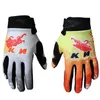 Cycling Gloves New Full Finger MX Motorcycle Gloves Red Color Bull Racing Gloves MTB BMX ATV DH Sports Riding Gloves Dirt Bike Motocross Gloves 240322