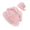 Abiti da ragazza Baby Party autunno e inverno con gonna a cappello Tutu per bambini per ragazze