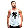 Gym deltoid ny fi cott ärm skjortor tank top män fitn skjorta singlet bodybuilding träning gym väst fitn män g3vq#