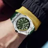 Montres-bracelets Kinyued hommes 30m montres étanches hommes mécanique automatique affichage de la date montre analogique pour homme bracelet
