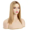 Toppers Women Topper Customized Fine Mono With Wefted Base Long Wig For Women 100% Human Hair Topper For Women With Clips On Hairpieces