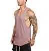 Muscleguys marca roupas de musculação Fitn Men Tank Top Workout Vest Gyms Stringer Sleevel Camisa Sportswear Undershirt 48Wa #