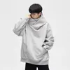 Autumn Ninja Streetwear Turtleneck Hoodies for Men Letter broderade Hip Hop Fashion Sweatshirts Y2K Vintage Fleece Hoody 240315