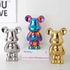 Neuheitsartikel 400 % Love Bear Brick Pattern Keramik Violent Bear Brick Desktop Statue Luxus Wohnzimmer Dekoration Fashion Home Dekoration GiftL2403