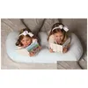 Kuddar Antispitting Feeding Pillow Twin Baby Nest CUDIONS ammande ammar 230531 Drop Delivery Kids Maternity Nursery Bedding DHFXW