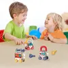 Zablokowanie i kluczowe zabawki samochodowe Montessori Dopasowanie kształtu dla dzieci Zabawne uczenie się zabawki przedszkola Early Education 240321