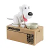 Boxes ZK30 Automated Dog Steal Coin Bank Bank Money Saving Box Gift Cute Electronic Piggy Banks Cartoon Robotic Dog Steal Coin Bank