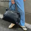 Borsa a mano Keliys 50 cm Pelle di mucca Togo Borsa di alta qualità fatta a mano da 40 cm Versione per spallaqq lK1M5