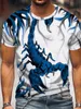 Scorpi Tier 3D Gedruckt T-shirt Männer Straße Fi Stil Übergroßen Hip Hop T-shirt Sommer Persality Trend Hemd j98E #