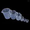 Meetinstrumenten 20 ml / 30 ml / 50 ml / 300 ml / 500 ml / 1000 ml Plastic testbekers voor laboratoriumbenodigdheden Vloeibare maatbekerbeker