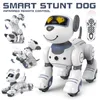 Divertente robot RC elettronico per cani acrobatici comando vocale programmabile Touchsense canzone musicale per giocattoli per bambini 240321