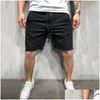 Shorts pour hommes Pantalones Cortos Solidos Para Hombre de Playa Algodon Informales Deportivos Ropa Marca Verano 2021 SA932 DROP DIVRITEUR AP OT1GW