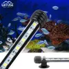 Belysning blå/vit 19/28/38/48 cm Submerible Lighting Lamp Led Aquarium Light Fish Tank Light Stick For Fish Tank Waterproof Lamp