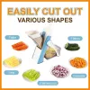 Tools Manual Vegetable Slicer Foldable Grater Slicer Cut Potato Fruit French Fries Household Kitchen Chopping Artifact Grater Tool Set