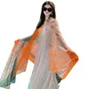 Sarongs Nieuwe Cool Silk Scarf dames dun je Youren Zonnebrandcrème Strand handdoek Trade Travel Foto sjaal 24325