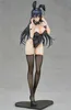 Action Toy Figures 30cm NSFW Black Bunny Aoi Sexig naken Girl Model PVC Anime Action Figur Vuxen Collection Model Toys Hentai Doll Friend Gift T240325
