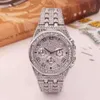 Luxury Mens Watch Kobiet popularna gwiazda mody Atmosfera trzy oczu kombinezon wysokiej jakości kwarcowy Women Watch Watch