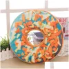 Almofada/travesseiro decorativo criativo macio p doce donut casa decorativa almofada er caso almofada assento cadeira carro sofá café têxtil f1010 dr dhcnj