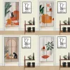 Gordijnen Leuke Kat Groene Planten Nordic Deurgordijn Keuken Noren HalfCurtains Slaapkamer Partitie Badkamer Deuropening Gordijn Kamer Decoratie