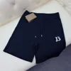 Mode Men Beach Pants Luxury Designer Shorts Summer Letter Brodery Mens Women Casual Cotton Fem-kvart byxor utomhus Sweatpants