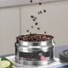 Jarras 304 de aço inoxidável vácuo selado jarro grãos de café recipiente hermético cozinha grãos de alimentos doces manter frasco de armazenamento fresco 1600ml
