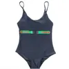 2024 Designer klassiek damesbadpak uit één stuk mode Europa en de Verenigde Staten klassieke gedrukte letters sexy zomer strandbikini dameszwempak
