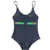 2024 Maillot de bain une pièce pour femme classique de styliste, mode Europe et États-Unis, lettres imprimées classiques, sexy, bikini de plage d'été, maillot de bain pour femme