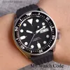 Zegarwne Tandorio 37 mm Diver S NH36 Automatyczne męskie zegarek Weekend 120 kliknięć Ramkę Flat Sphrie Glass z czarnym indexc24325