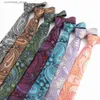 Cravates Cravates Cravates Skinny Cravate De Marié Pour La Fête De Mariage Garçons Filles Cravate Paisley Tissé Cravate Pour Hommes Femmes Cou Porter Hommes Cravates Gravatas Y240325