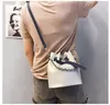 Shoulder Bags Mini Bucket Bag 2024 Women's Fashion Drawstring Messenger Female Handbag