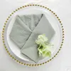 Serviettes en tissu vert sauge, ensemble de 10 serviettes en tissu de coton, serviettes de Table à thé de cuisine, pour décoration de mariage à la ferme, 240321