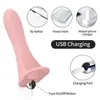 Hip shake together mens womens Silicone anal dilation chrysanthemum fun vibration massage stick adult products 231129