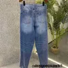 Tasarımcı Sanyuan Patchwork Jeans, High-End High Street Yıkanmış Uzun Pantolon, Erkek Moda Markası, Çok Yönlü Stil, Yüksek Lüks K57B