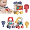 Serrure et clé de voiture jouets Montessori forme assortie pour enfants jouet d'apprentissage drôle maison maternelle éducation précoce 240321