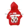 Abbigliamento per cani Abbigliamento firmato Marchio Morbido e caldo maglione con cappuccio per cani con design classico Modello Cappotto invernale per animali domestici Giacche per la stagione fredda Ot0Pc