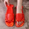 Pantoufles d'été femmes hommes sandales de jardin sandales de conception de homard des sabots confortables pantoufles eva décontracté de plage extérieure couple couple de chaussures plus taille