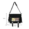 Sacos de ombro 2024 harajuku meninas casual crossbody saco das mulheres jovens senhoras náilon estudantes tutorial viagem marca designer bolsas