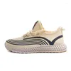 Casual Shoes Fujin 2024 Women Sneakers Night Reflective Breathable Knit Comfortable Soft Flats Spring Autumn Summer
