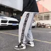 sweatpant Men Oversized Loose Bandana Print Patchwork Casual Pants Man 2023 Spring Autumn Knitted Elastic Clothing C7wK#