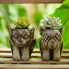 Monster Monster Flower Pot Figurines for Garden Demon No See